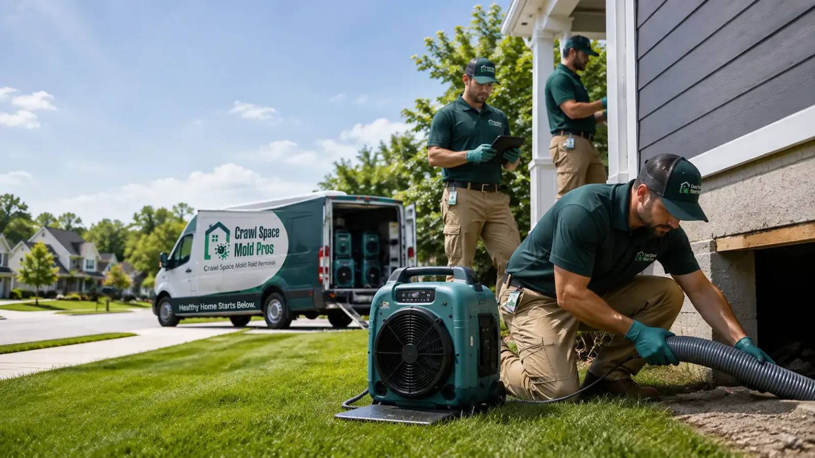 Crawl Space Mold Removal in Bangor, PA